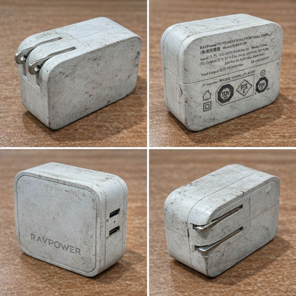 RAVPower 90W Wall Charger PD 3.0 Dual Port Fast Charging USB C Charger (Used, import from US)