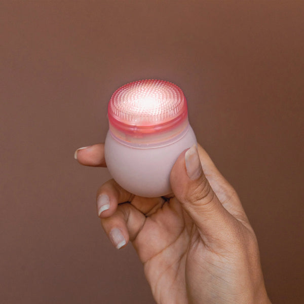 LEDA Red Pro-Aging LED Sonic Facial Brush