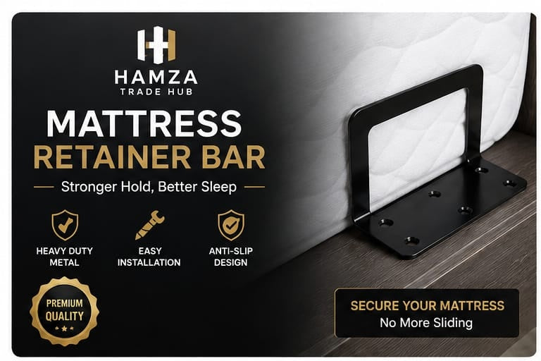 Mattress Retainer Bar – Heavy Duty  Stronger Hold. Better Sleep. No More Mattress Sliding.